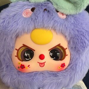 Baby Three Lily Rabbit Plush Pendant